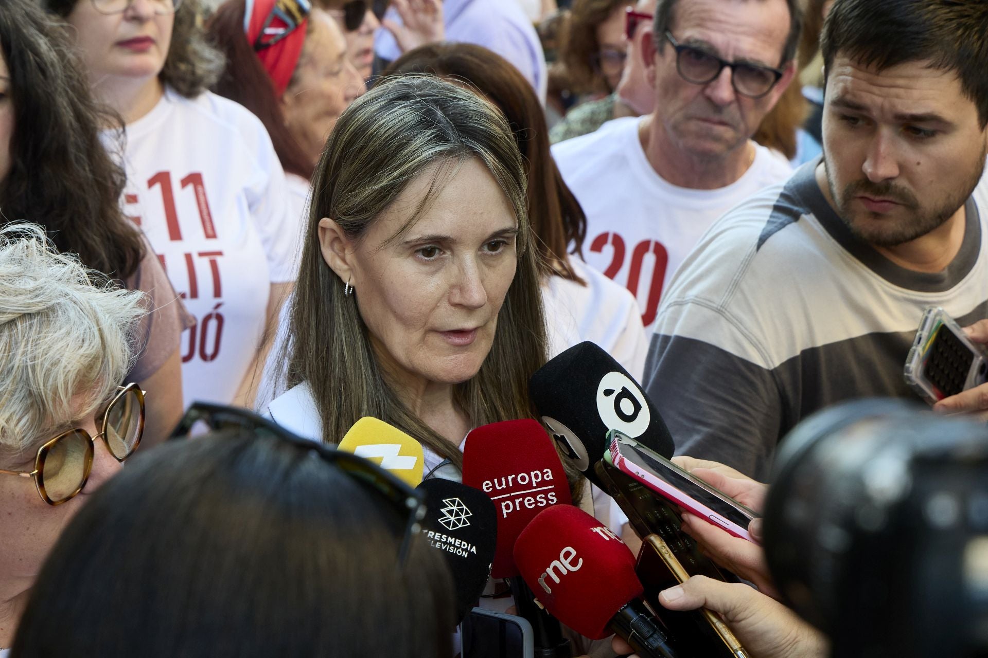 Fotos de la manifestación en recuerdo de las víctimas de la dana en el primer aniversario