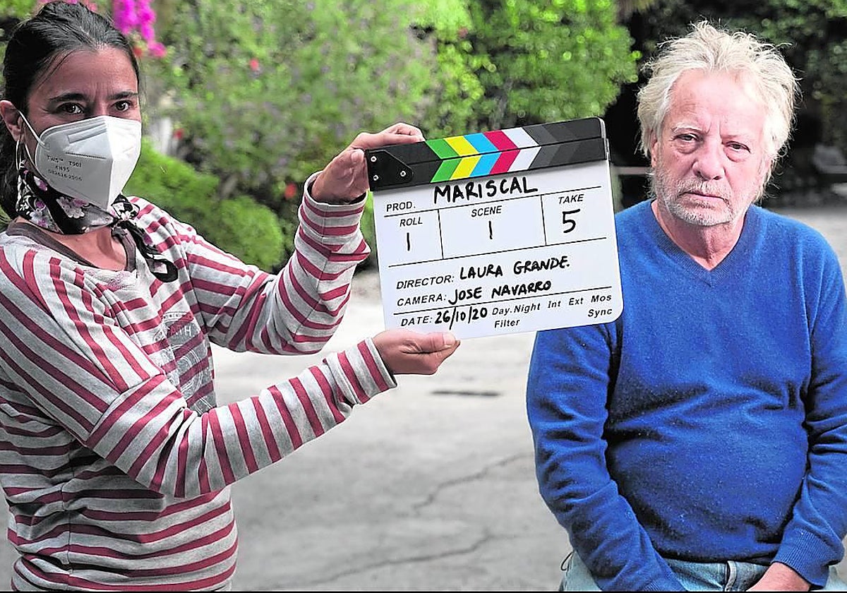 Un momento del rodaje del documental.