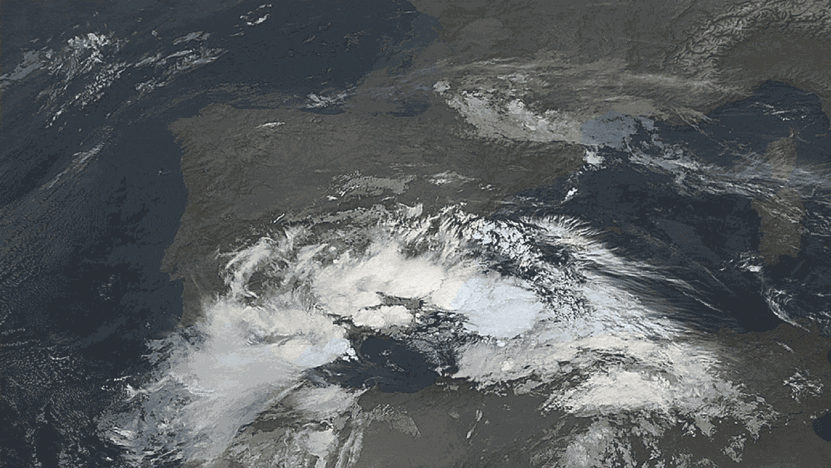 Evolución del fenómeno meteorológico el día 29 de octubre de 2024 desde las 02.00 hasta las 22.00 horas.