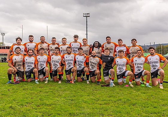 El equipo de Les Abelles en Urbieta