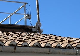 Uno de los altavoces instalados en Catarroja.