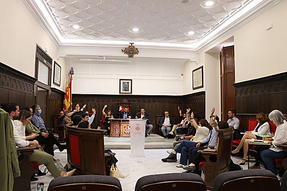 Momento de la votación.