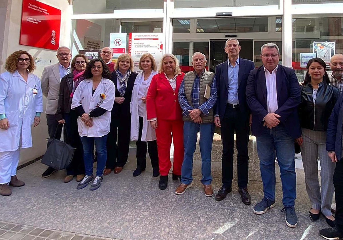 Reciente visita al centro de salud de Benimàmet.