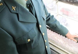 Un agente de la Guardia Civil, en una imagen de archivo.