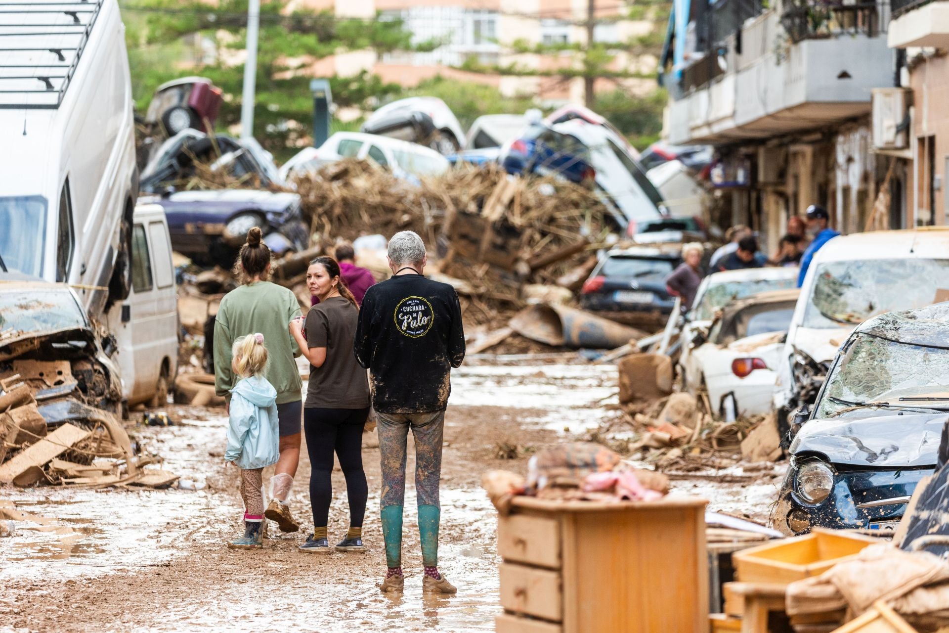 Consecuencias de la dana en Catarroja.