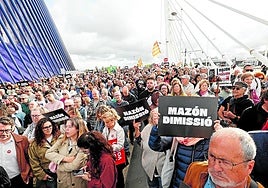 Una concentración de víctimas en la Ciudad de las Artes.