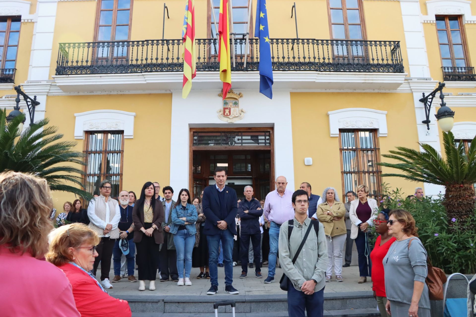 Minuto de silencio en Burjassot.