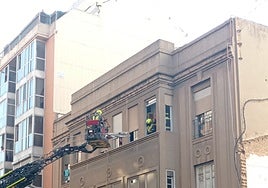 Un momento de los preparativos del rescate.