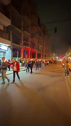 Confluyen las marchas de los municipios afectados por la dana