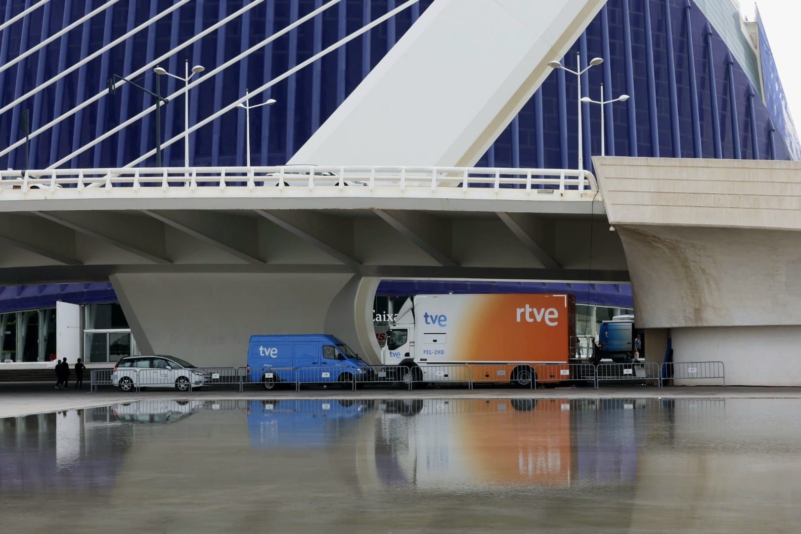 FOTOS | La Policía blinda la Ciudad de las Artes y las Ciencias