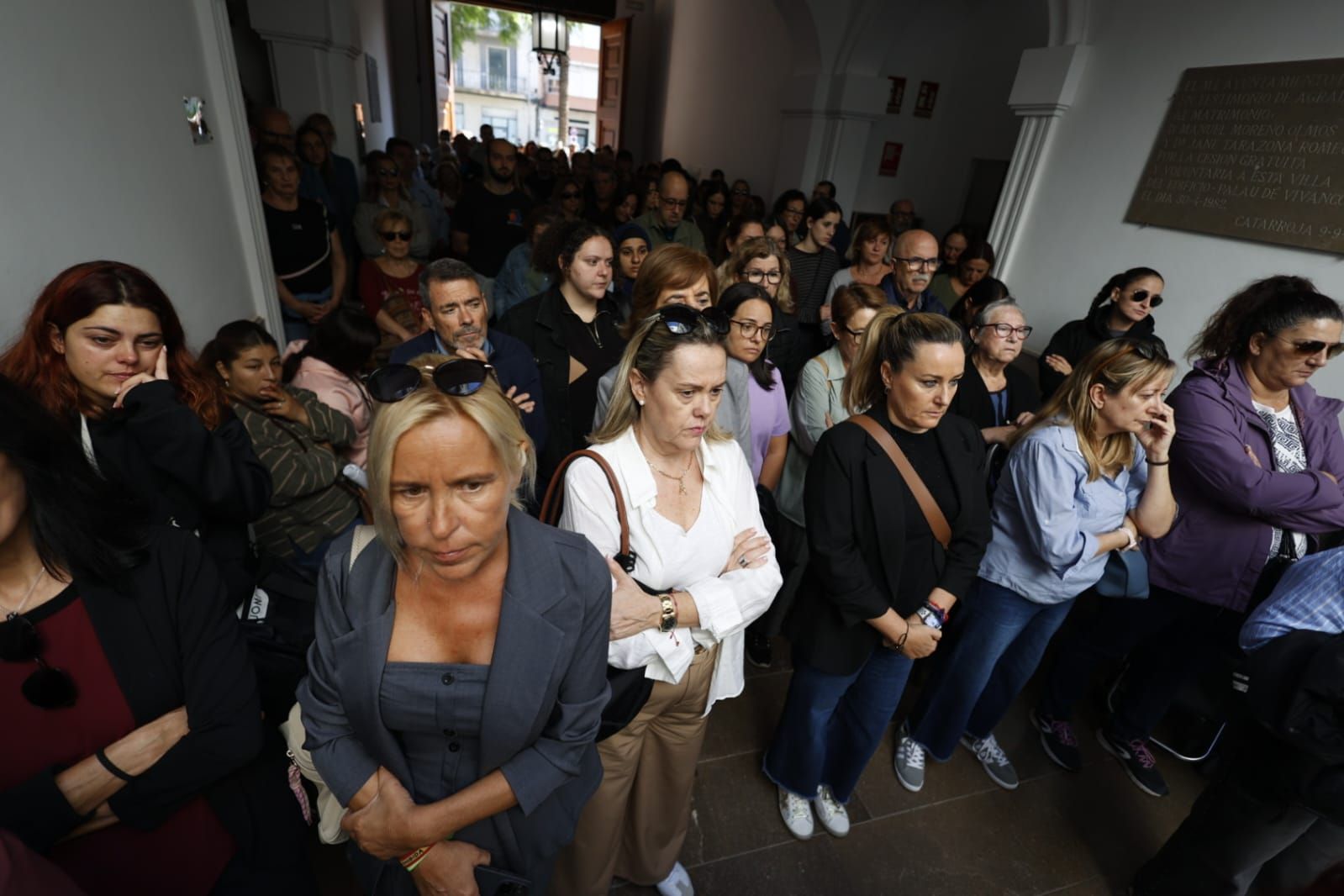 Minuto de silencio en Catarroja por las víctimas de la dana.