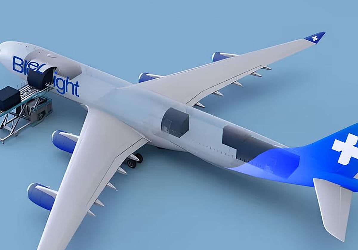 Avión de BlueLight.