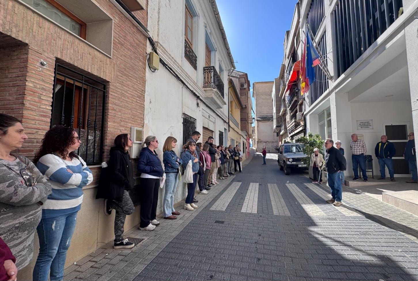 Minuto de silencio en Yátova.
