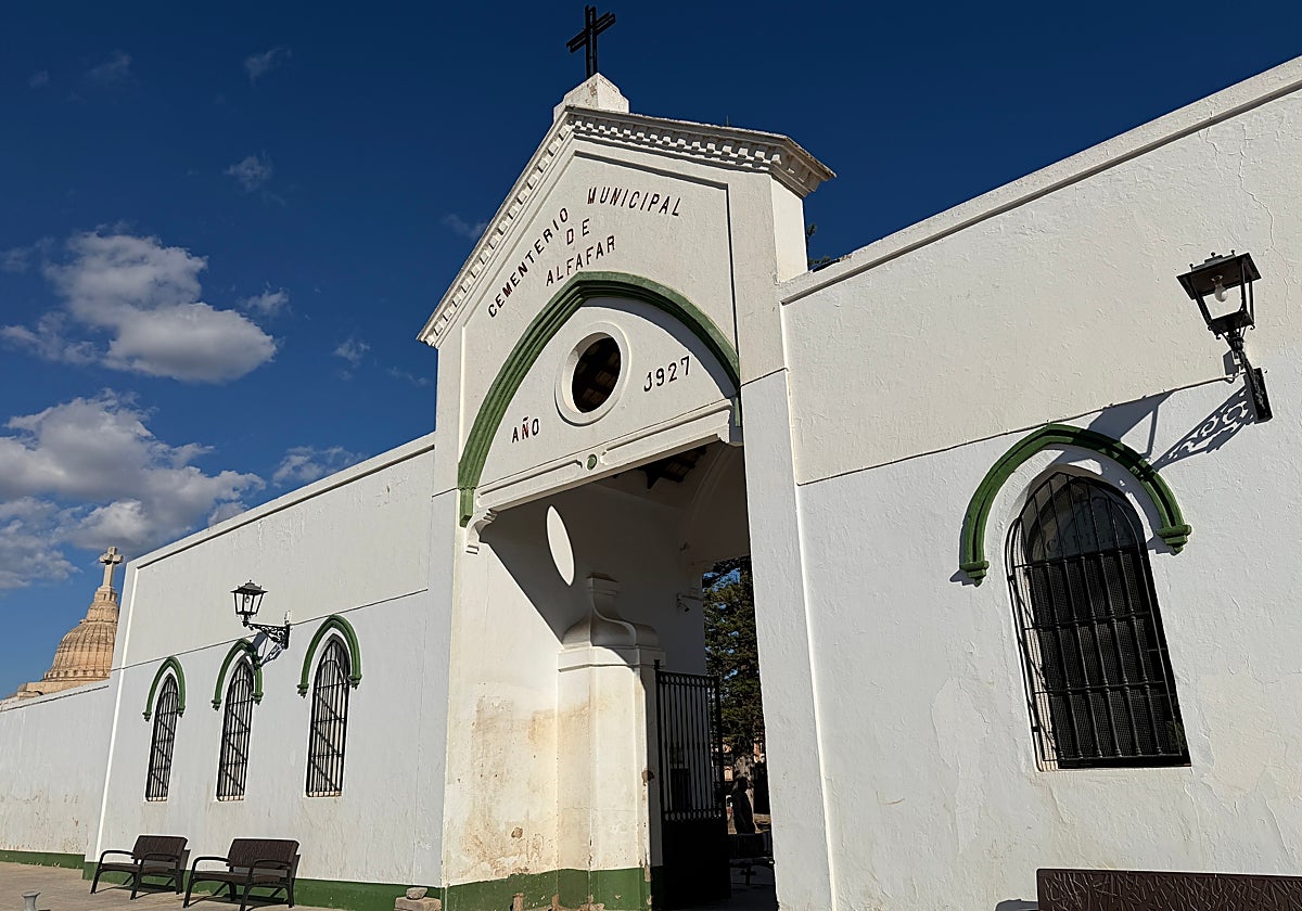 Cementerio de Alfafar uno de los más afectados por la dana.