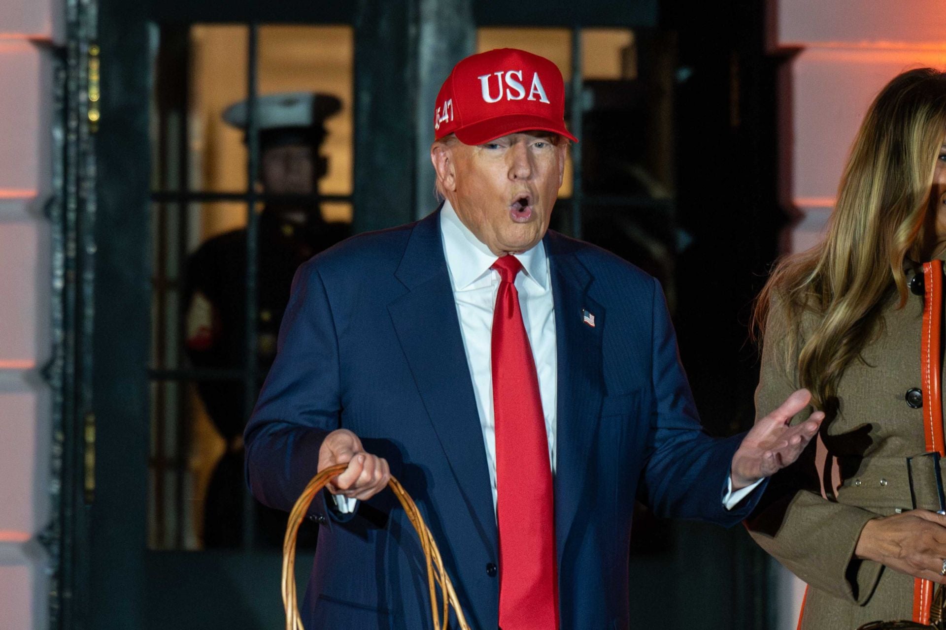 Donald y Melania Trump celebra Halloween por todo lo alto en la Casa Blanca