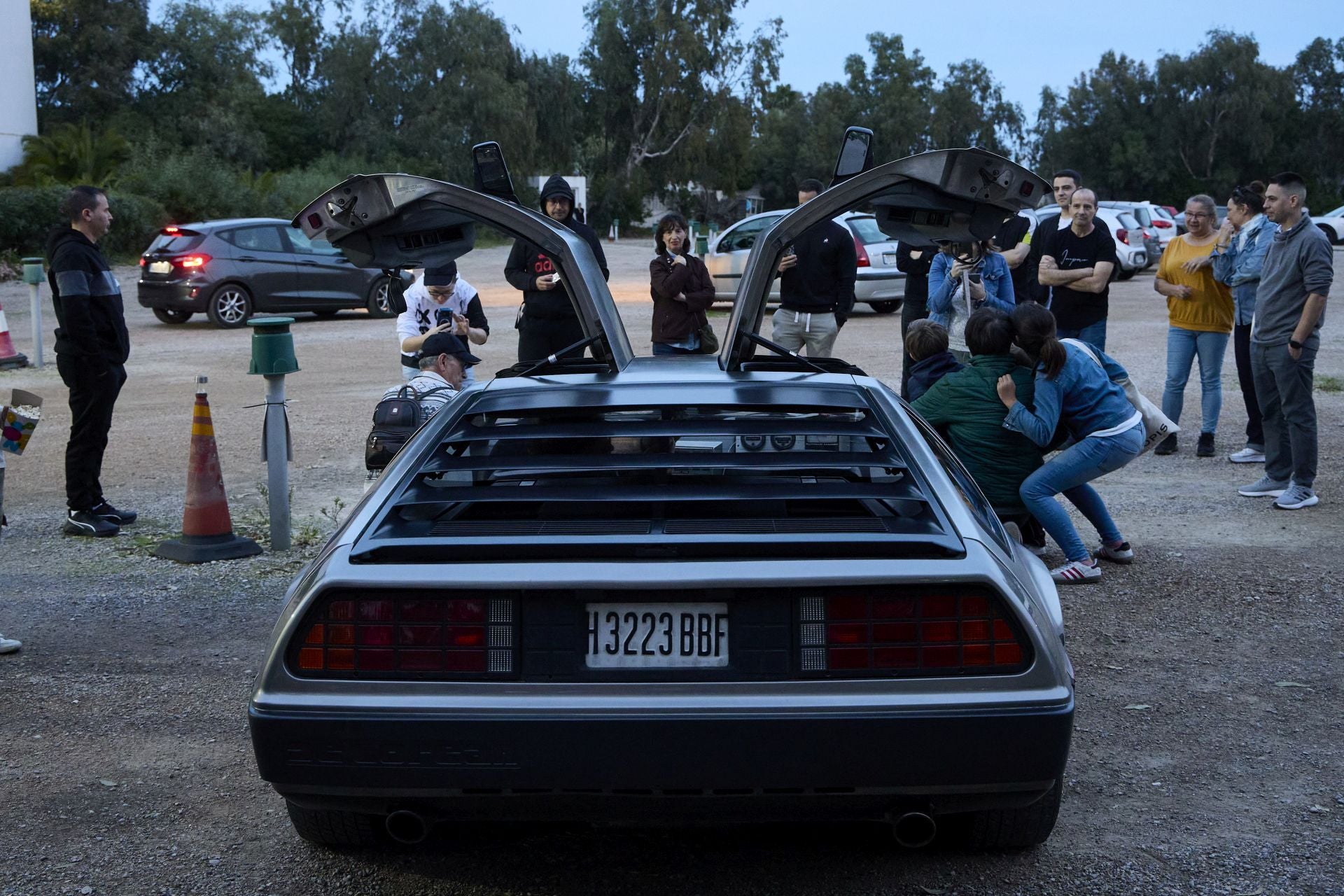 Valencia disfruta del Delorean de la icónica trilogía de &#039;Regreso al futuro&#039;