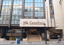 Sede de CaixaBank en Valencia.