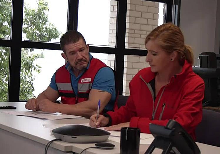 New footage from the Cecopi meeting.