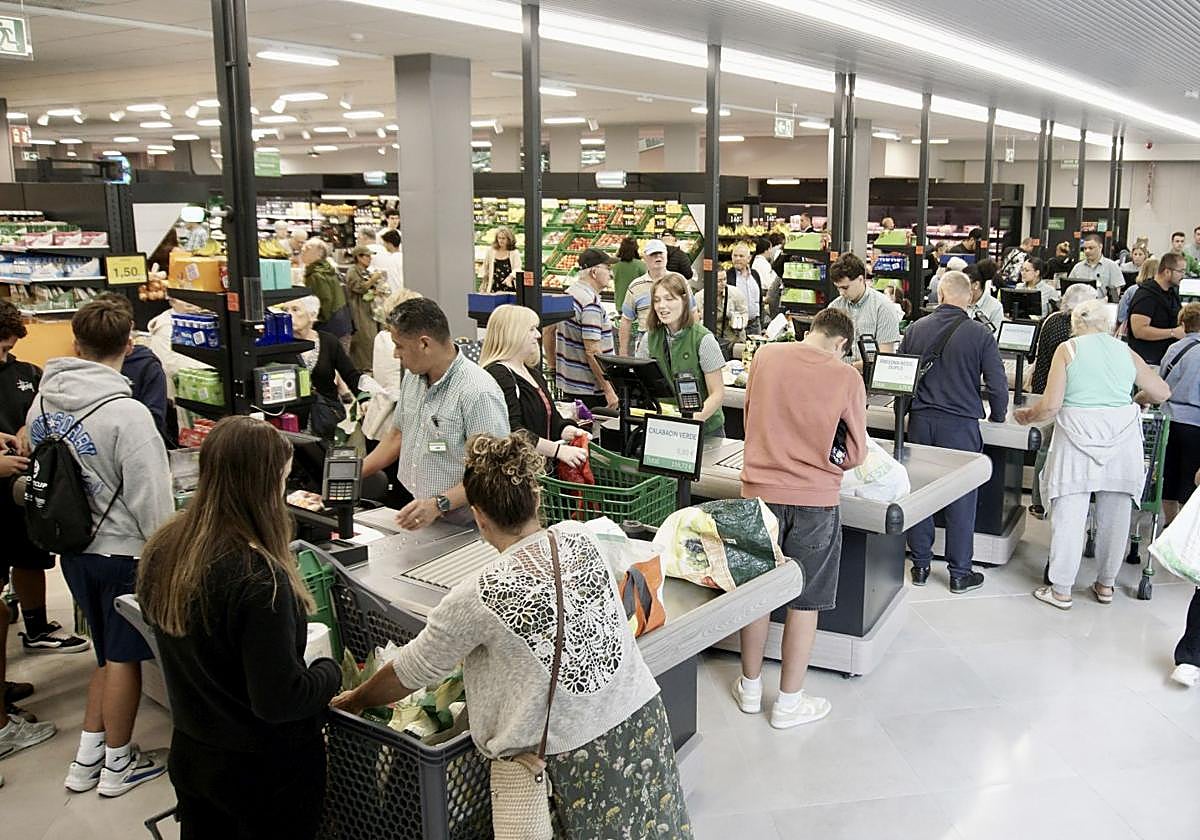 Un supermercado de Mercadona.