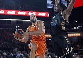Darius Thompson, en el partido contra el Dubai.