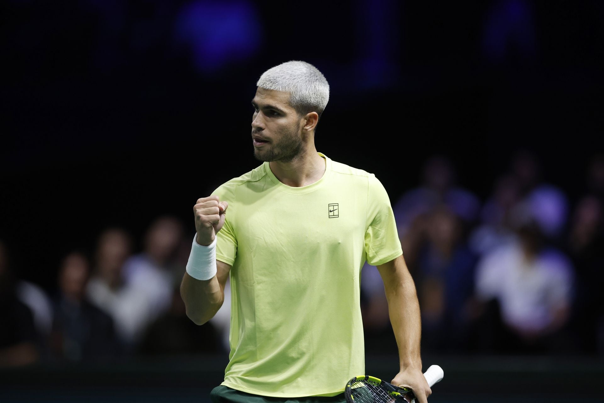 Carlos Alcaraz, la pasada semana en París.