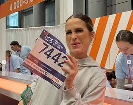 Verddeliss recoge su dorsal.