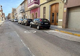 Calle Colón en Alfafar.