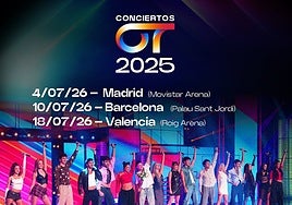 Imagen promocional de la gira de OT.