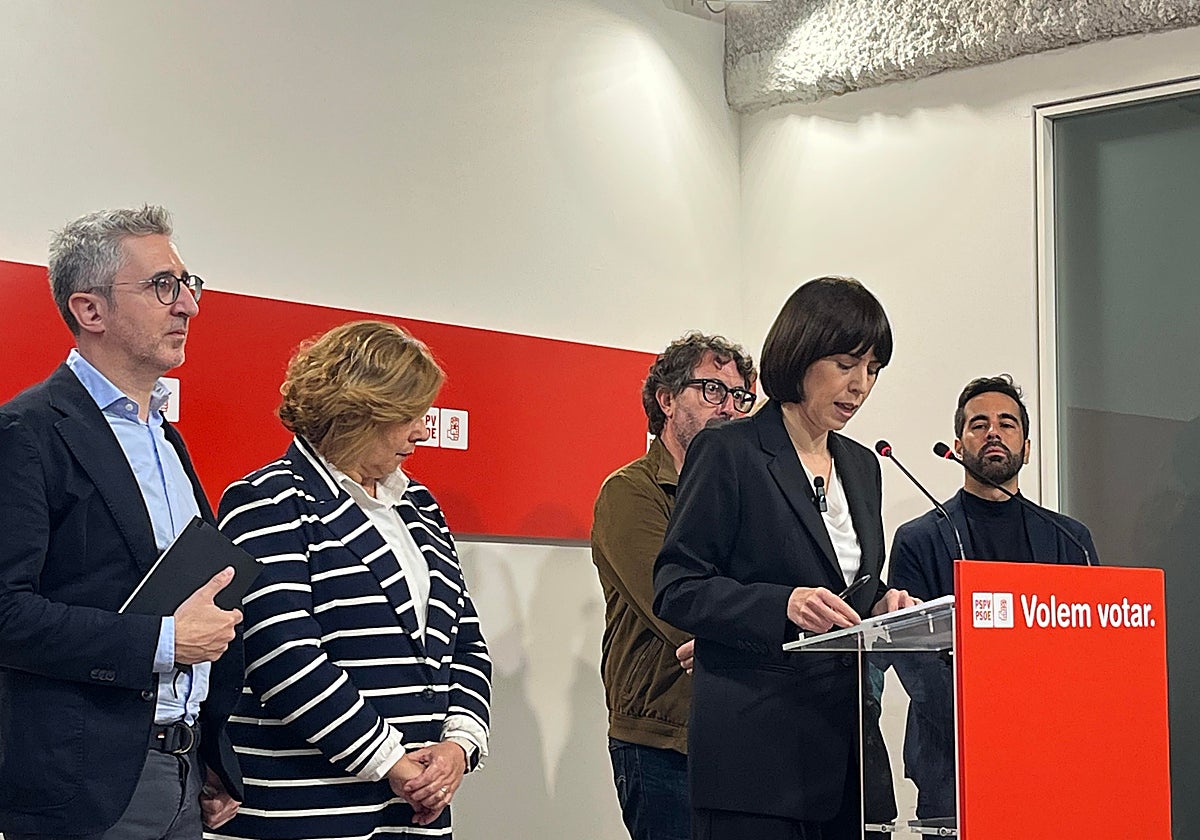 Morant comparece en la sede del PSPV.