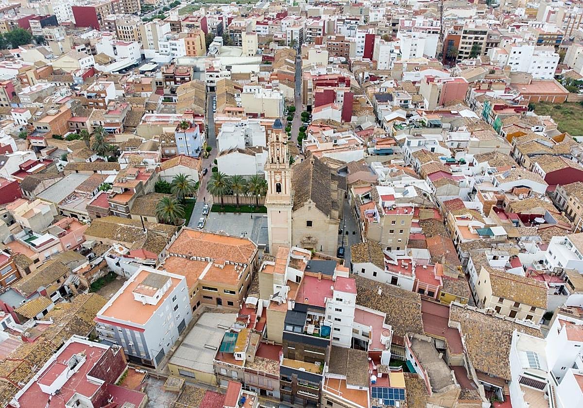 Vista aérea de Catarroja.