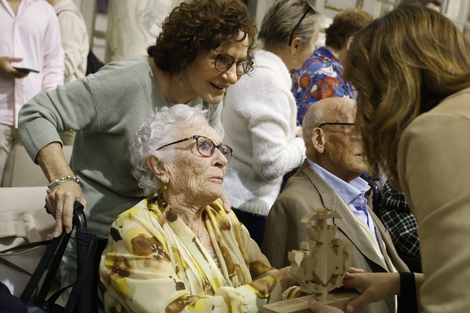 Fotos del homenaje a los vecinos centenarios de Valencia