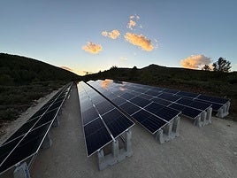 Placas solares instaladas en Camporrobles.