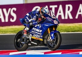 Jordi Torres subido en la Aspar