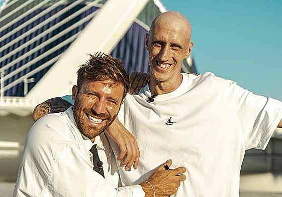 Achille Polonara, en Valencia durante su tratamiento de quimioterapia.