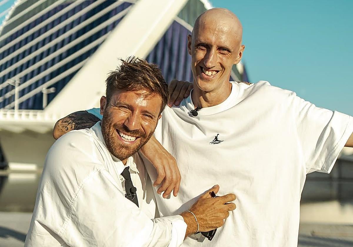 Achille Polonara, en Valencia durante su tratamiento de quimioterapia.