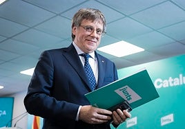 El líder de Junts, Carles Puigdemont.
