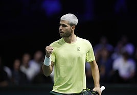 Carlos Alcaraz, la pasada semana en París.