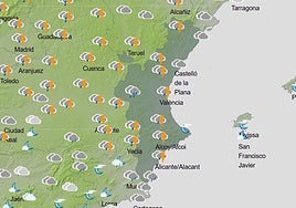 Previsión del tiempo el viernes por la noche.