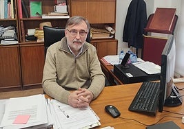 El alcalde de l'Alcúdia durante una entrevista.