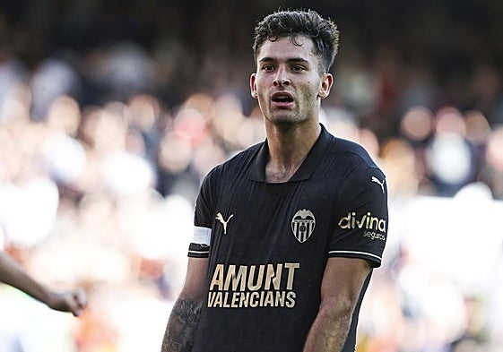 Hugo Duro celebra su gol ante el Betis en el partido del curso pasado.