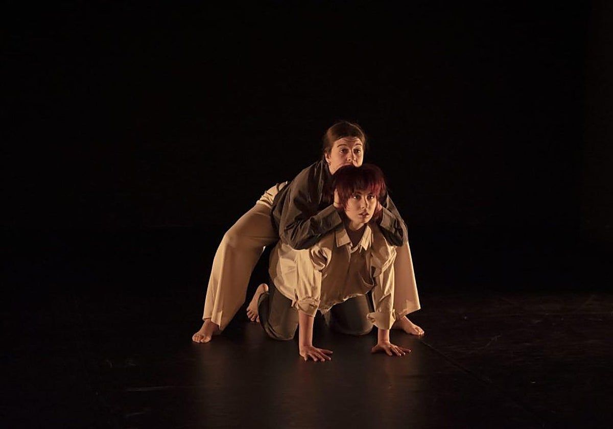 Imagen del espect´culo 'Allí donde el cuerpo recuerda'.