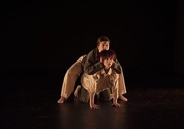 Imagen del espect´culo 'Allí donde el cuerpo recuerda'.