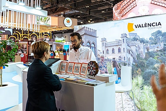 Stand de Gandia en Londres.