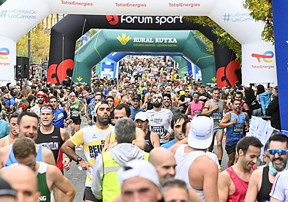 Llegada a meta en la edición de 2024.