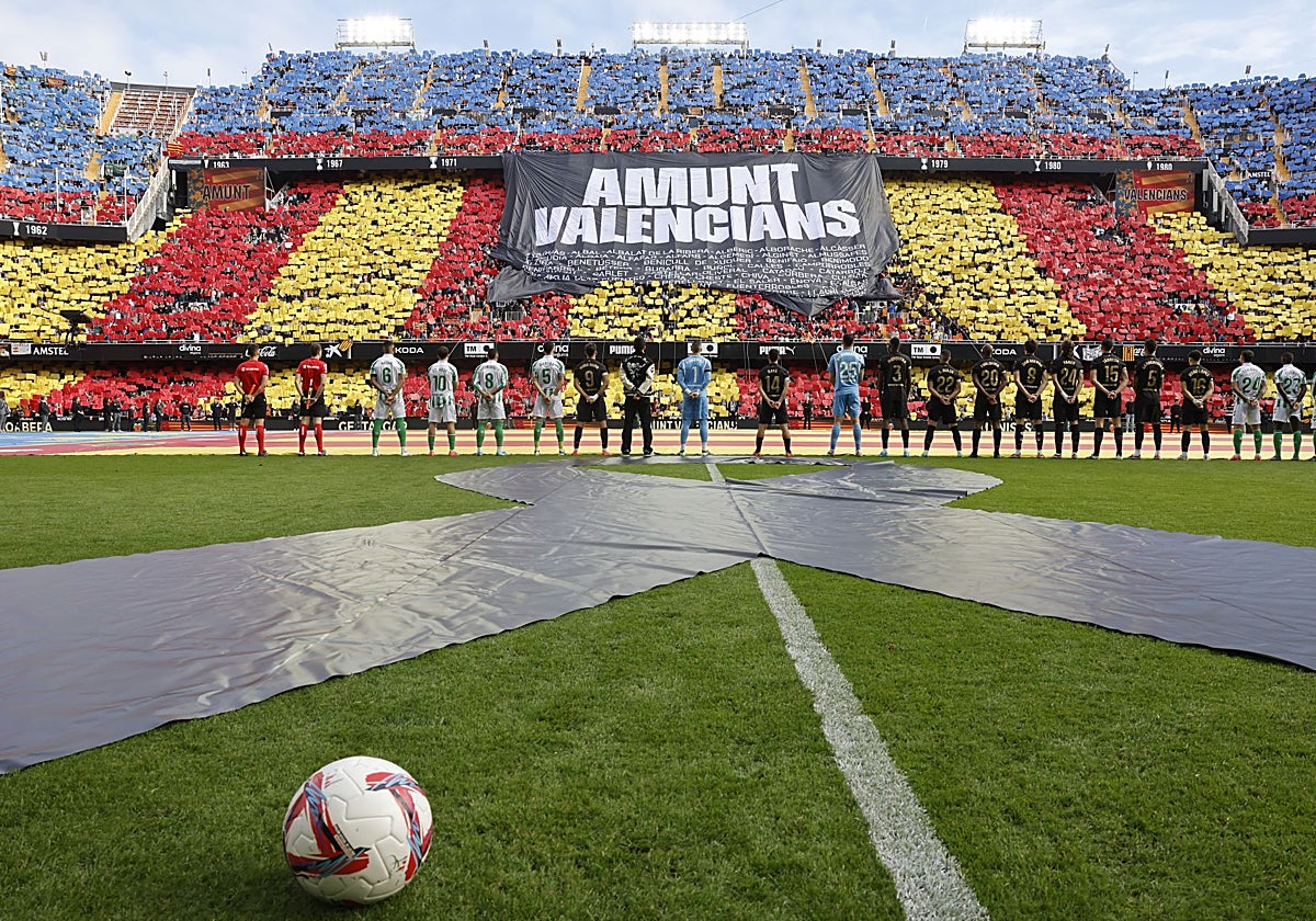 Imagen del Valencia-Betis del año pasado.