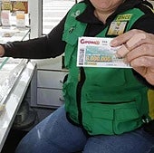Venta de cupones de la ONCE, en una imagen de archivo.