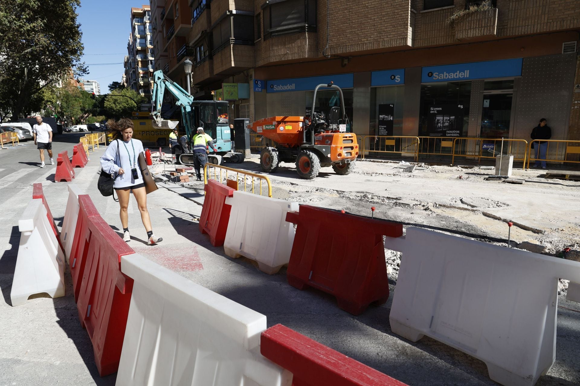 Fotos: Así avanzan las obras en la avenida Giorgeta de Valencia