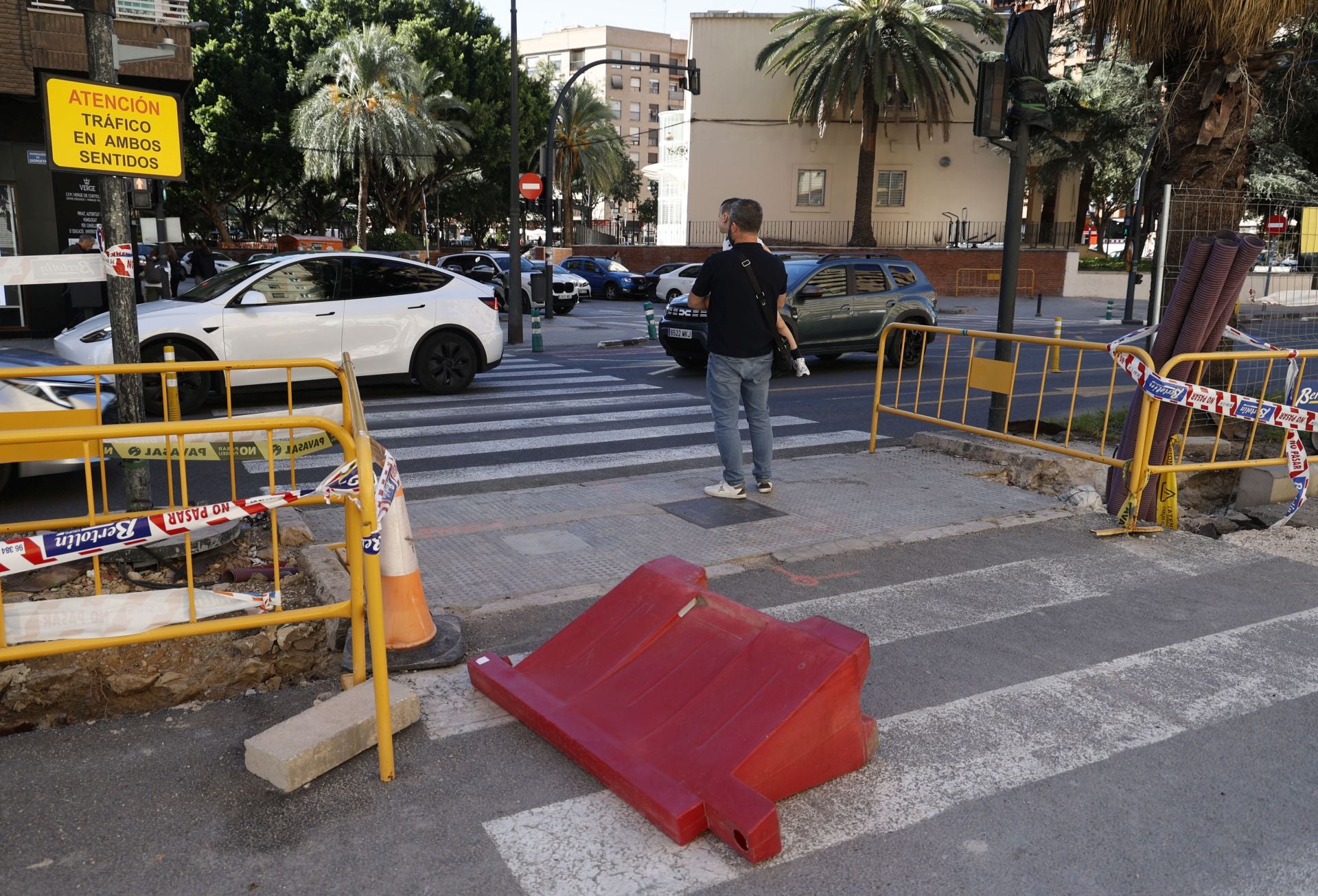 Fotos: Así avanzan las obras en la avenida Giorgeta de Valencia