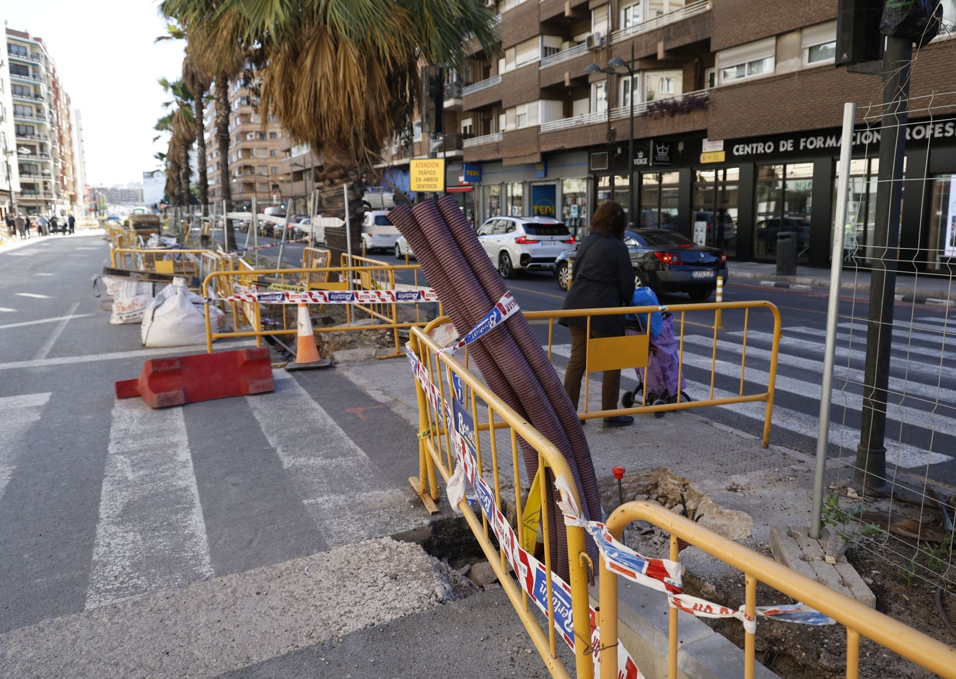 Fotos: Así avanzan las obras en la avenida Giorgeta de Valencia | Las ...