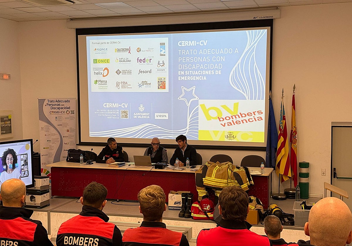 Curso de formación para los Bomberos de Valencia.